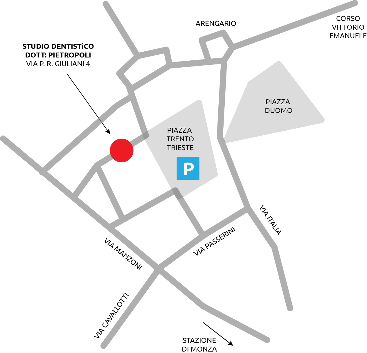 mappa-studio-dentistico-maggioni-pietropoli